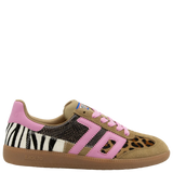 Squid Sneaker | Leopard Zebra Fuchsia