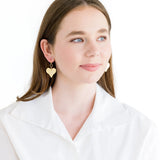 Gold Heart Earring