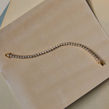 Bezel Tennis Bracelet | 6.5in
