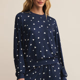 Dawn Hearts Lounge Top