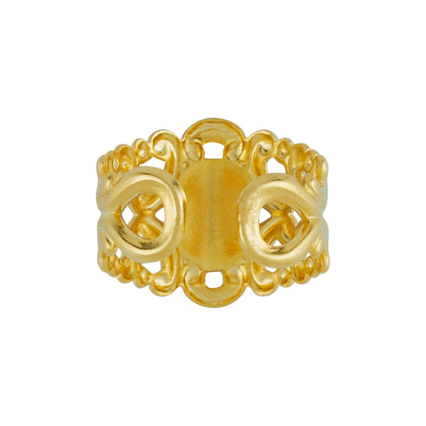 Italian Bee Coin Ring