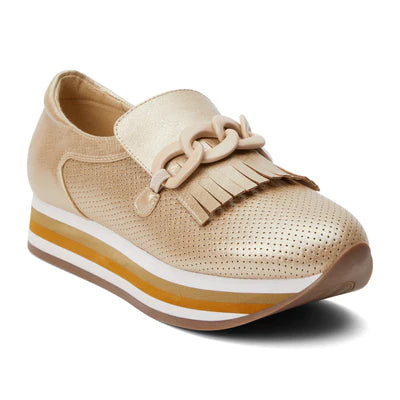 Bess Loafer | Gold