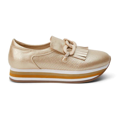 Bess Loafer | Gold