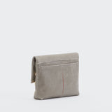VIP Small - Pewter with red zip