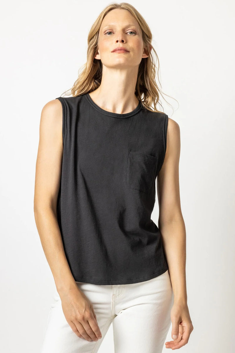 Crewneck Tank | Black