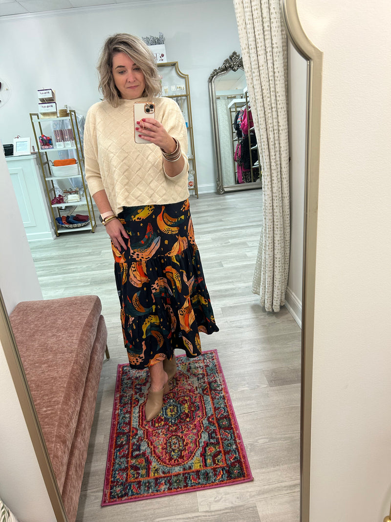 Ada Skirt - Blue Banana