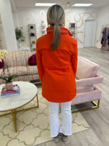 Tess Jacket | Hermes Orange