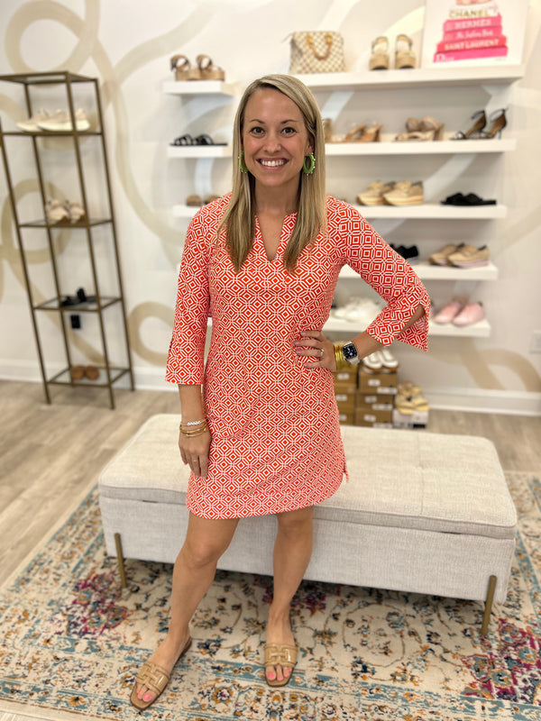 Megan Tunic Dress | Apricot