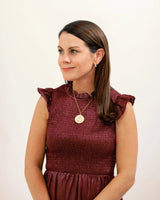 Queen Elizabeth Coin Danity Necklace